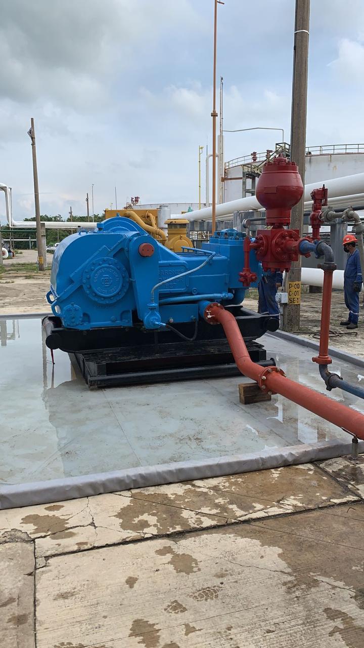 Bomba de lodo industrial para operaciones petroleras